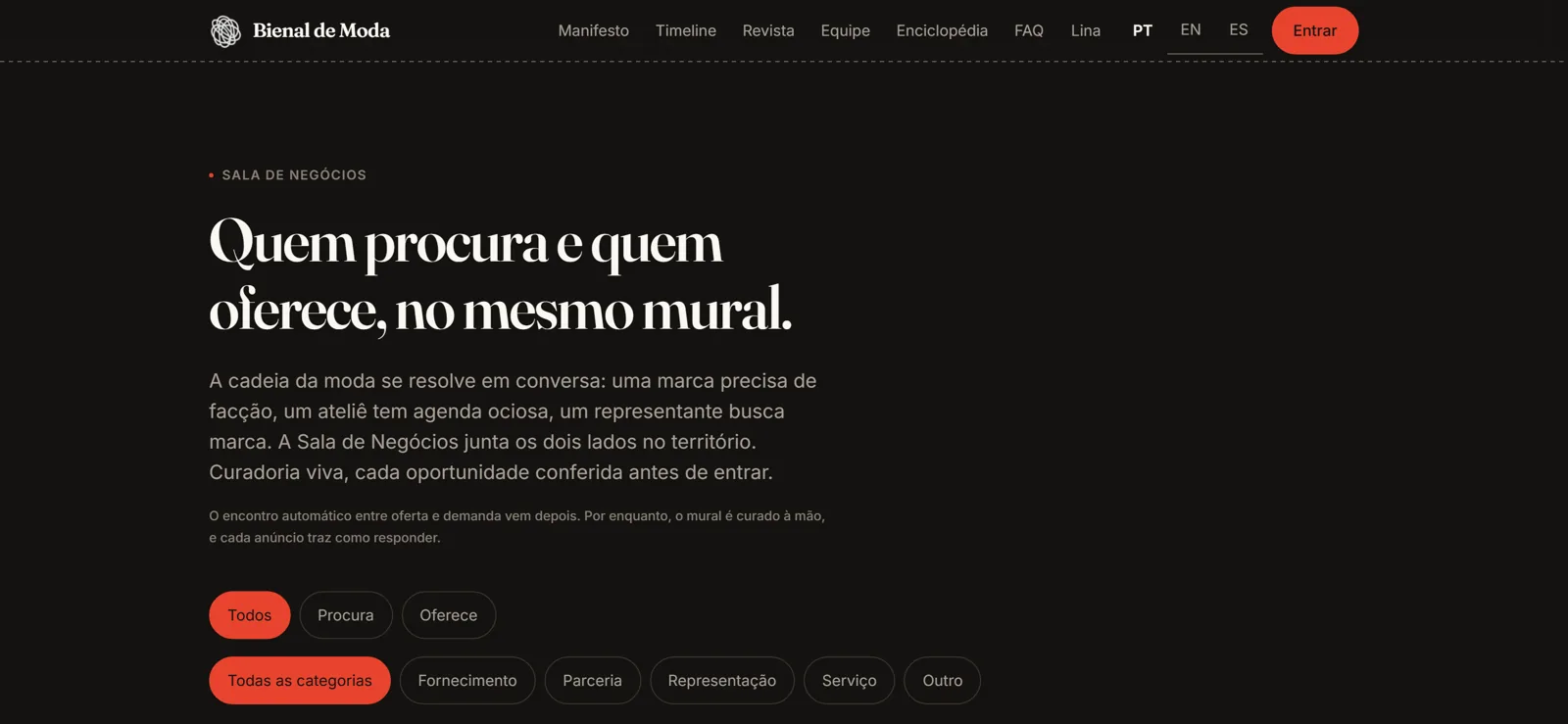 Sala de Neg&oacute;cios da Bienal